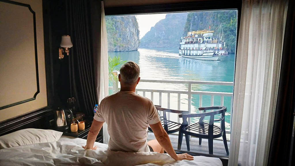 Feel the magic of Halong Bay from the comfort of your private cabin